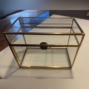 Gold Glass Display Box